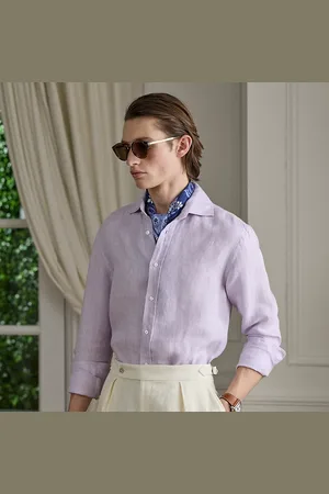Ralph Lauren Basket-Weave Linen Shirt