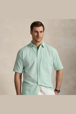 Ralph Lauren Big & Tall - Striped Seersucker Shirt
