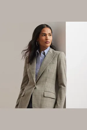 Ralph Lauren Glen Plaid Cotton-Blend Twill Blazer