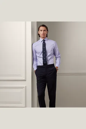 Ralph Lauren Gregory Hand-Tailored Wool Suit Trouser
