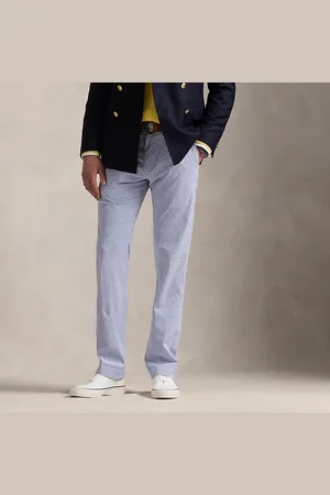 Ralph Lauren Stretch Straight Fit Seersucker Trouser