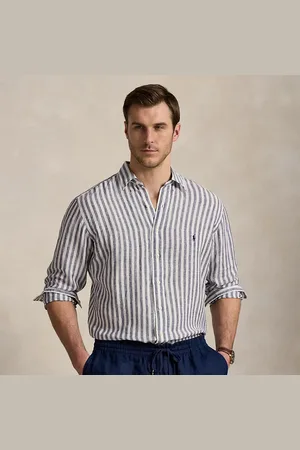 Ralph Lauren Big & Tall - Striped Linen Shirt