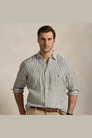 Ralph Lauren Big & Tall - Striped Linen Shirt