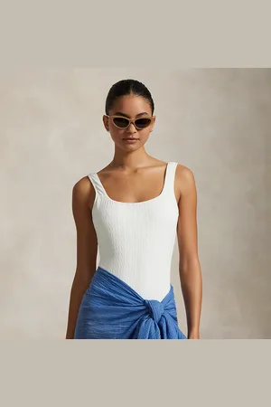 Ralph Lauren Scoopback One-Piece Swimsuit