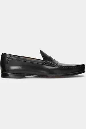 Ralph Lauren Chalmers Burnished Calfskin Penny Loafer
