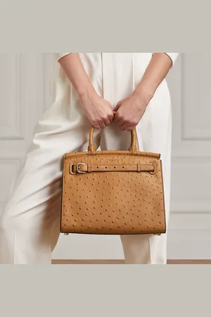 Ralph Lauren Ostrich Medium RL50 Handbag