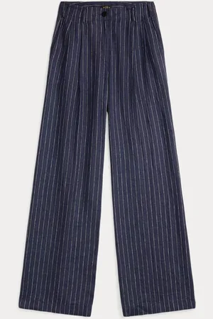 Ralph Lauren Striped Linen Trouser