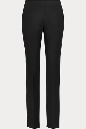 Ralph Lauren Simone Wool Crepe Trouser