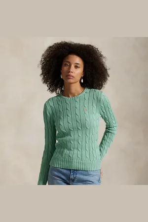 Ralph Lauren Cable-Knit Cotton Crewneck Jumper