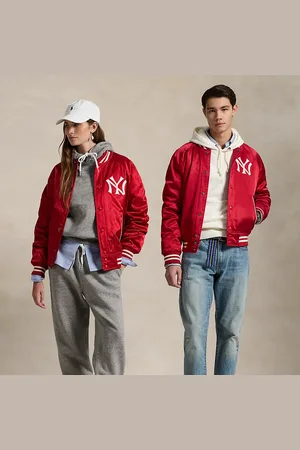 Ralph Lauren Polo Lauren Yankees Satin Jacket