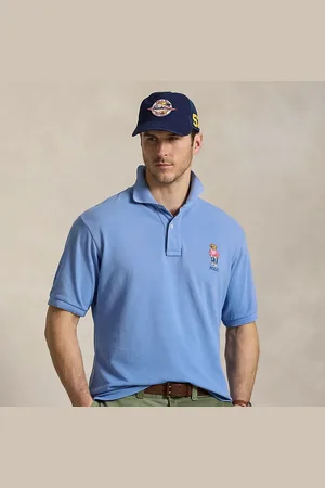 Ralph Lauren Big & Tall - Polo Bear Garment-Dyed Mesh Polo Shirt