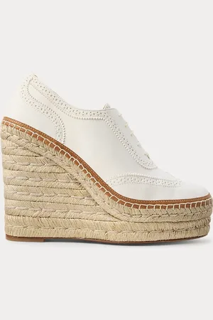 Ralph Lauren Barlowe 110 MM Goat-Suede Espadrille