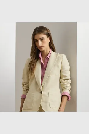 Ralph Lauren Linen-Blend Twill Blazer