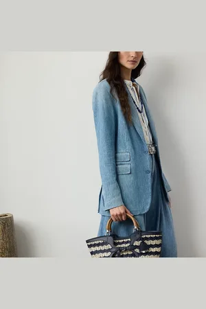 Ralph Lauren The Braided Raffia Tote