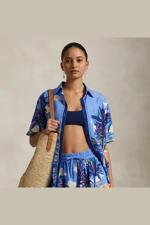 Ralph Lauren Graphic Shirt & Short Cover-Up Set