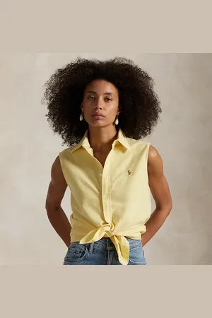 Ralph Lauren Cotton Oxford Sleeveless Shirt