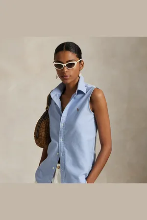 Ralph Lauren Cotton Oxford Sleeveless Shirt