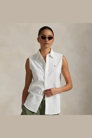Ralph Lauren Cotton Oxford Sleeveless Shirt