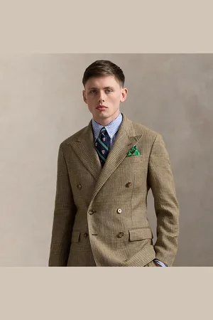Ralph Lauren Polo Tailored Glen Plaid Suit Jacket