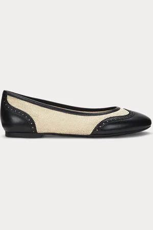 Ralph Lauren Jayna Wingtip Ballet Flat
