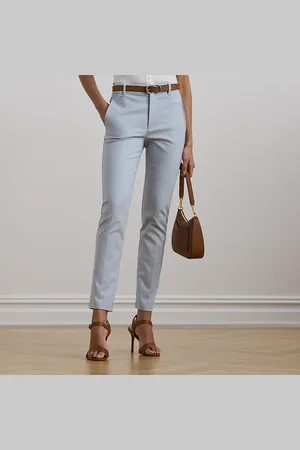Ralph Lauren Double-Faced Stretch Cotton Trouser