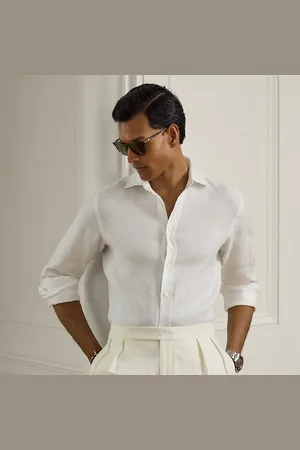 Ralph Lauren Basket-Weave Linen Shirt