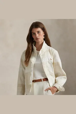 Ralph Lauren Patchwork Mockneck Jacket