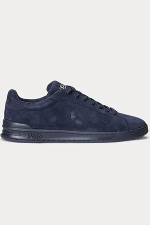 Ralph Lauren Heritage Court II Suede Trainer