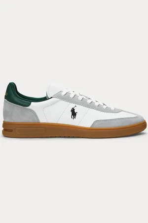 Ralph Lauren Bedford Leather-Suede Trainer