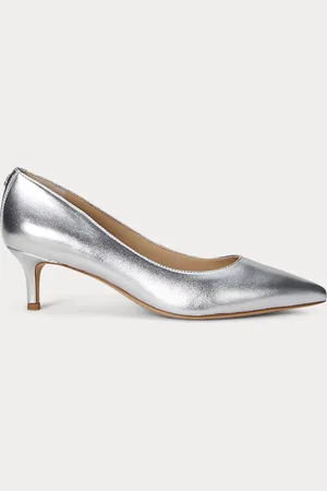 Ralph Lauren Adrienne Metallic Nappa Leather Pump