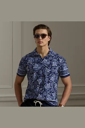 Ralph Lauren Paisley-Print Riviera Terry Polo Shirt