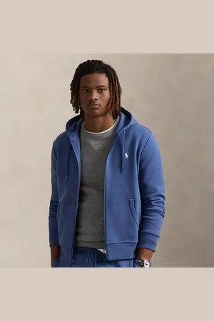 Ralph Lauren Double-Knit Full-Zip Hoodie