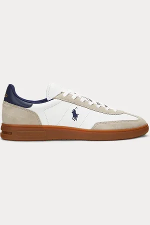 Ralph Lauren Bedford Leather-Suede Trainer