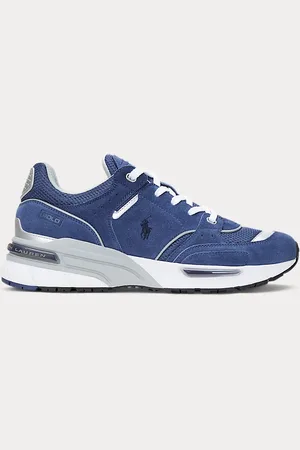 Ralph Lauren Trackster 250 Suede & Mesh Trainer