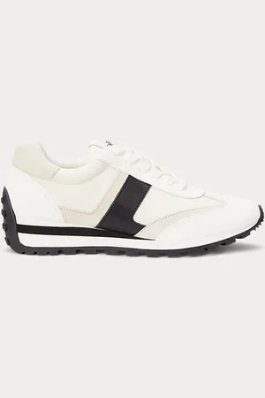 Ralph Lauren Dani Suede & Leather Trainer
