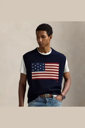 Ralph Lauren Big Fit Flag Sleeveless Jumper