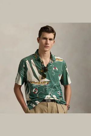 Ralph Lauren Classic Fit Sailboat Jersey Polo Shirt