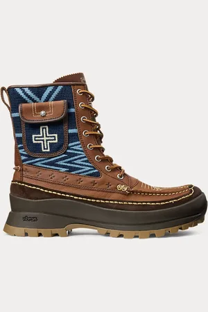 Ralph Lauren PRL x Naiomi Glasses Embroidered Boot
