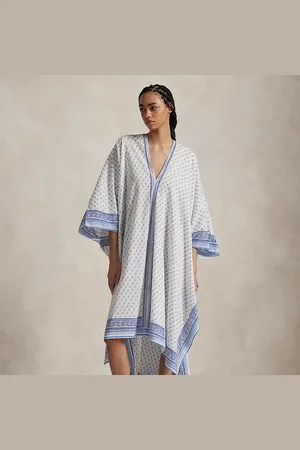 Ralph Lauren Block-Print Cotton Sleep Gown
