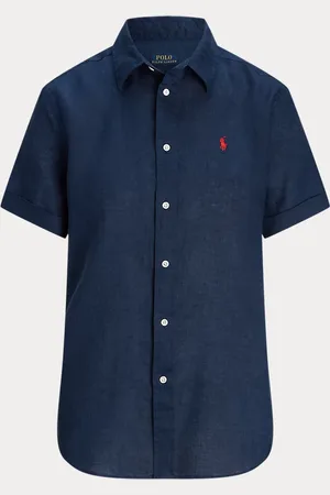 Ralph Lauren Classic Fit Linen Short-Sleeve Shirt