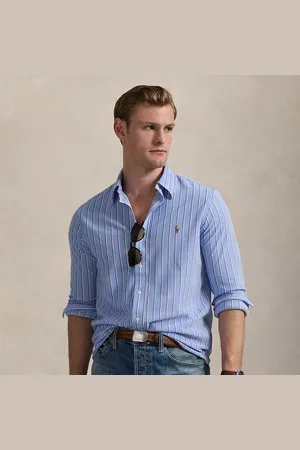 Ralph Lauren Striped Knit Oxford Shirt