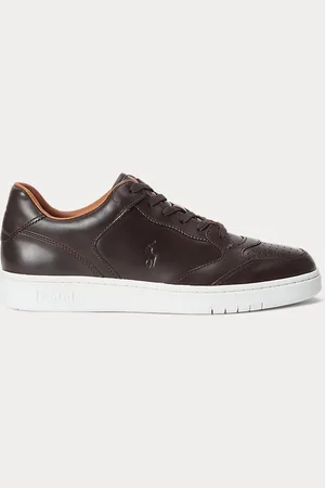 Ralph Lauren Court Leather Trainer