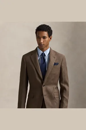 Ralph Lauren Polo Tailored Linen Dobby Suit Jacket