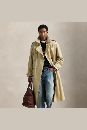 Ralph Lauren Stretch Poplin Trench Coat