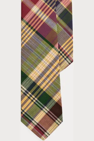 Ralph Lauren Plaid Cotton Tie