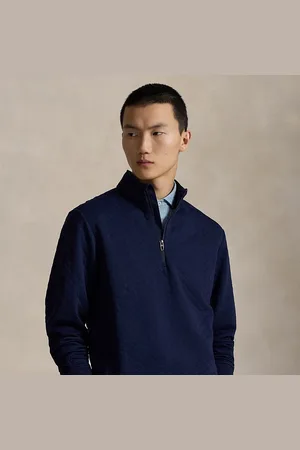 Ralph Lauren Quilted Double-Knit Pullover