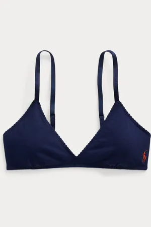 Ralph Lauren Scalloped-Trim Triangle Bralette