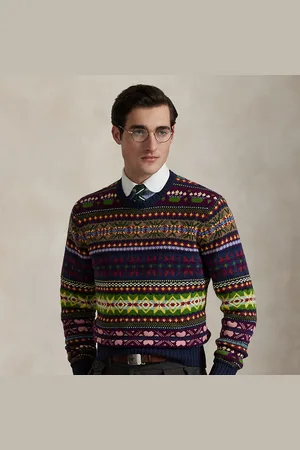 Ralph Lauren Fair Isle Cotton-Blend Jumper