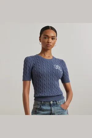 Ralph Lauren Cable-Knit Cotton Short-Sleeve Jumper