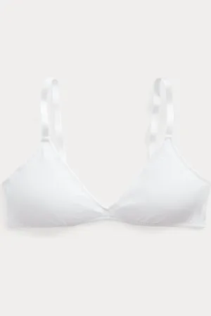 Ralph Lauren Scalloped-Trim Triangle Bralette